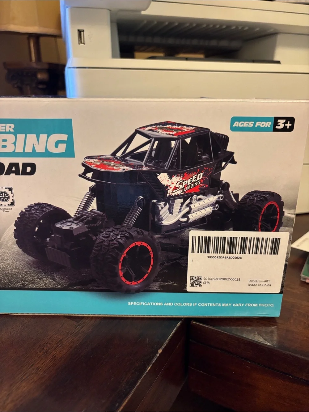 Speed Climbing Off-Road RC Truck - Red and Black